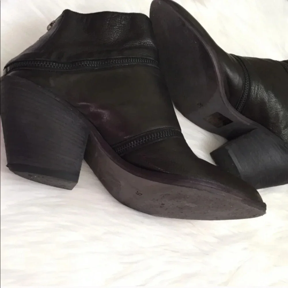 LD Tuttle “The Return” Convertible Leather Mule Booties Sz 6